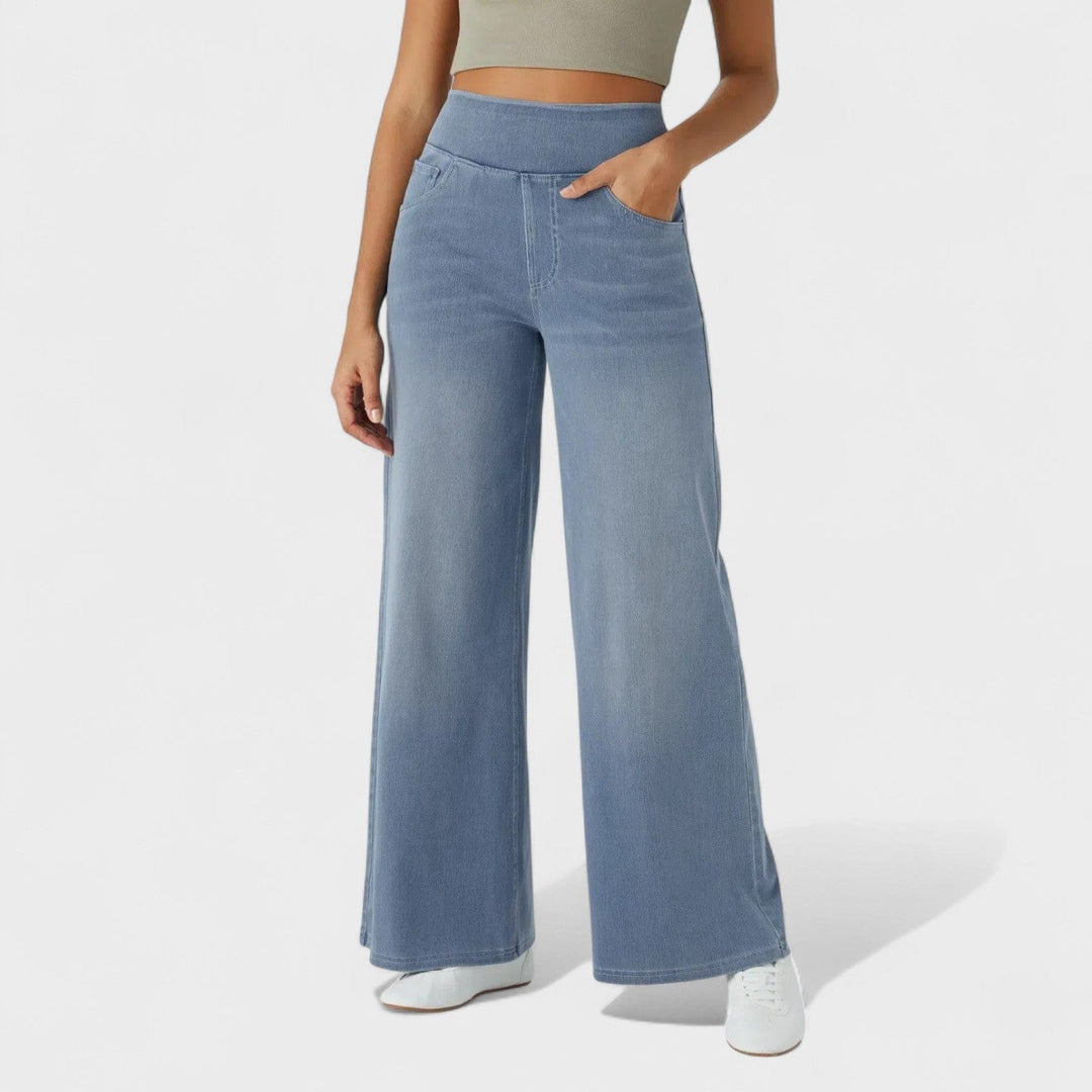 Luma - Széles Szárú Farmernadrág Kényelmes