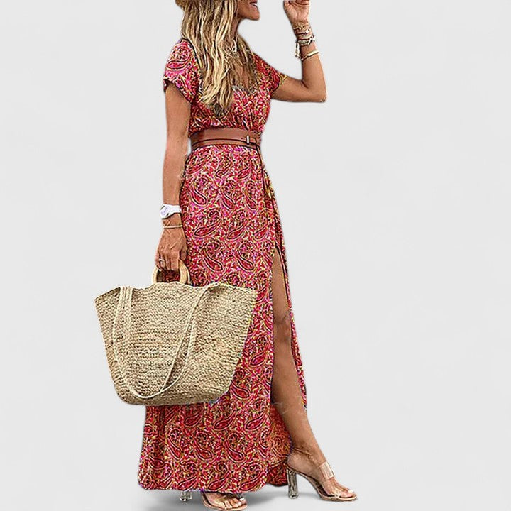 Lorraine - Stílusos Boho Maxi Ruha