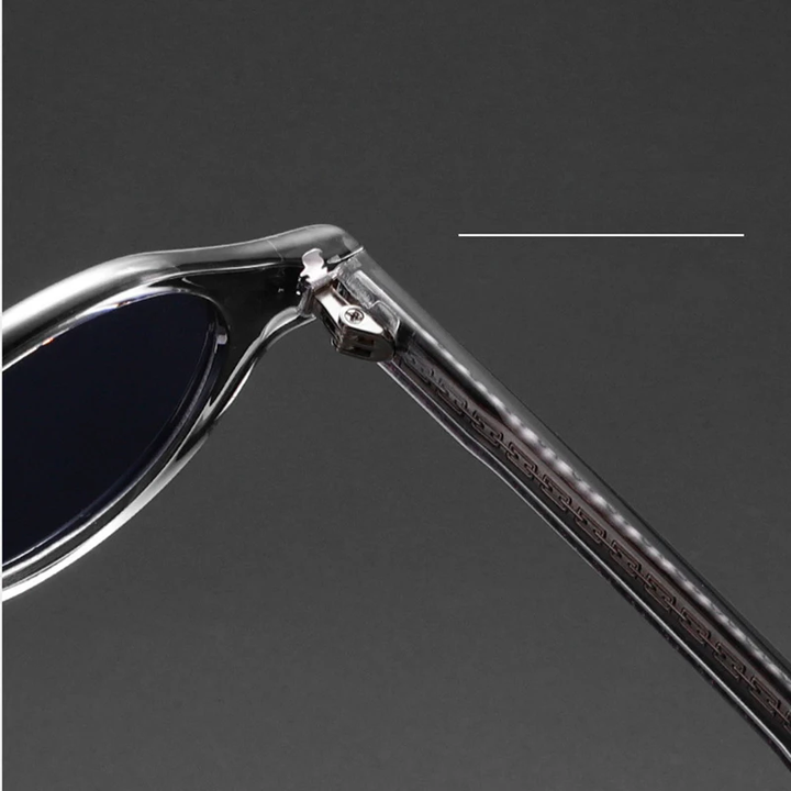 Tamás - Napszemüveg kerek lencsékkel retro dizájnnal és sötét árnyalattal