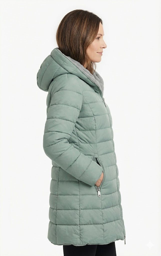 Katalin - Télikabát meleg kapucnival