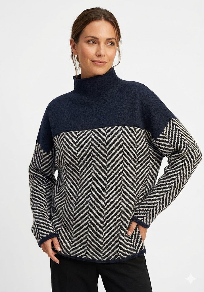 Meave - Magas nyakú pulóver